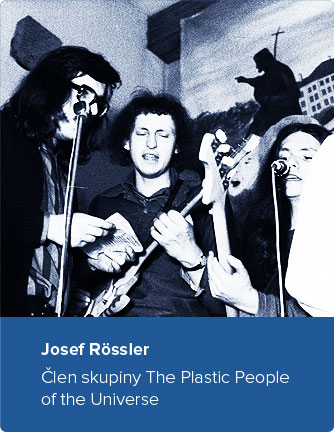 Josef Rössler Člen skupiny The Plastic People of the Universe