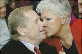 Václav Havel s Kamilou Moučkovou